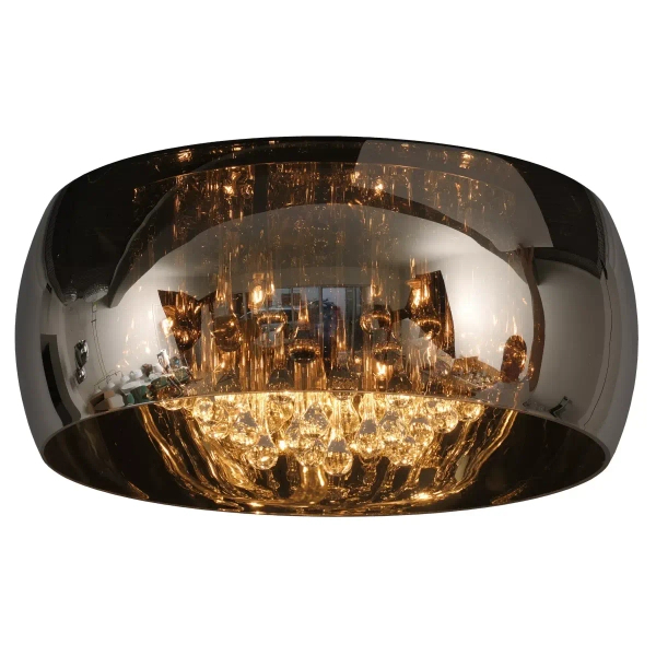 Lampa sufitowa okrągła PEARL 70163/06/11 Lucide przydymiony czarny