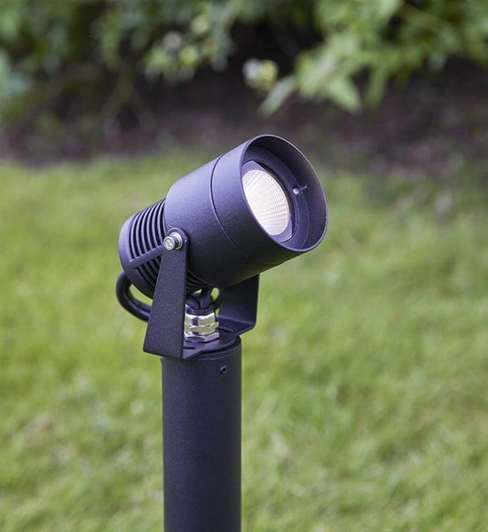 Zewnętrzna lampa ruchoma Garden LED 6W 3000K IP44 czarna