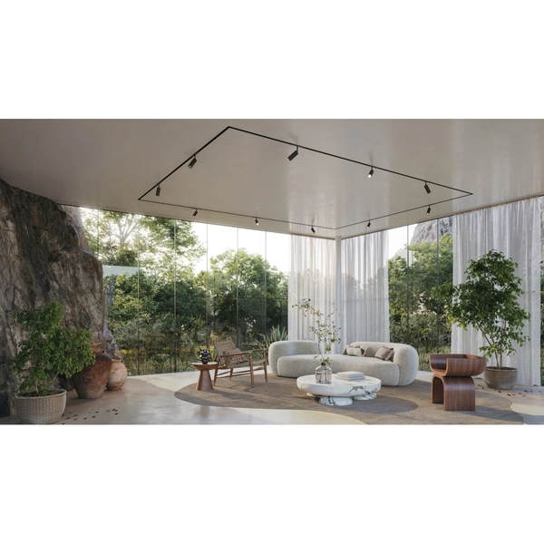 Szynowa lampa 1-fazowa Focus TR028-3-GU10-B regulowana czarna