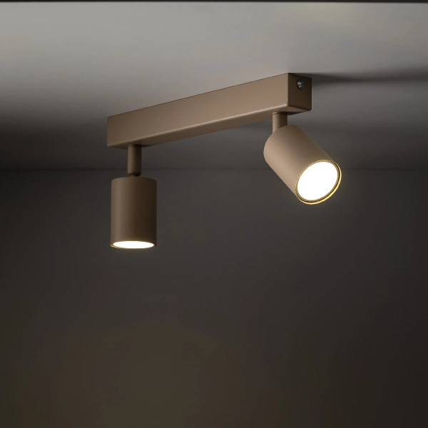 Sufitowa lampa regulowana Nex Sabia 10628 tubki okrągły beżowy