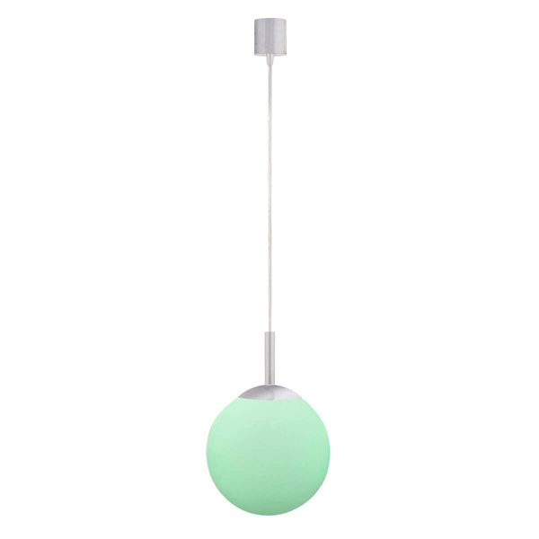 Pojedyncza lampa wisząca BOLO 22072-55 Just Light kula RGB srebrny