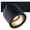 Regulowana LAMPA sufitowa SPARK 50794402 Kaspa reflektorowa OPRAWA metalowy plafon na listwie czarne