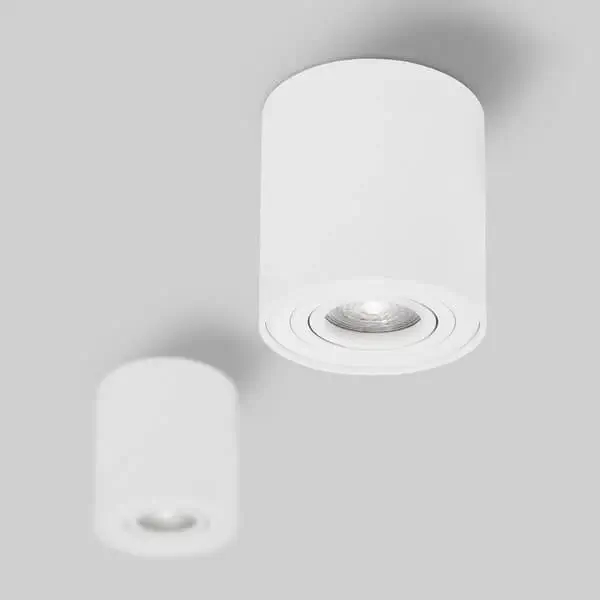Sufitowa lampa regulowana CARRIZAL LE61428 tuba biała