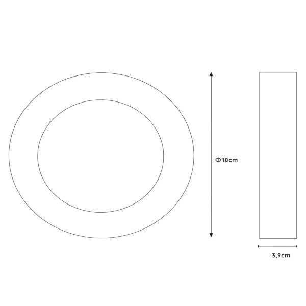 Sypialniana lampa sufitowa BRICE-LED 28116/18/31 LED 11W 3000K IP40 biały