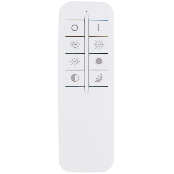 LAMPA sufitowa LEOLA 48017-60R Globo metalowa OPRAWA okrągła LED 60W 3000K - 6000K z pilotem biała