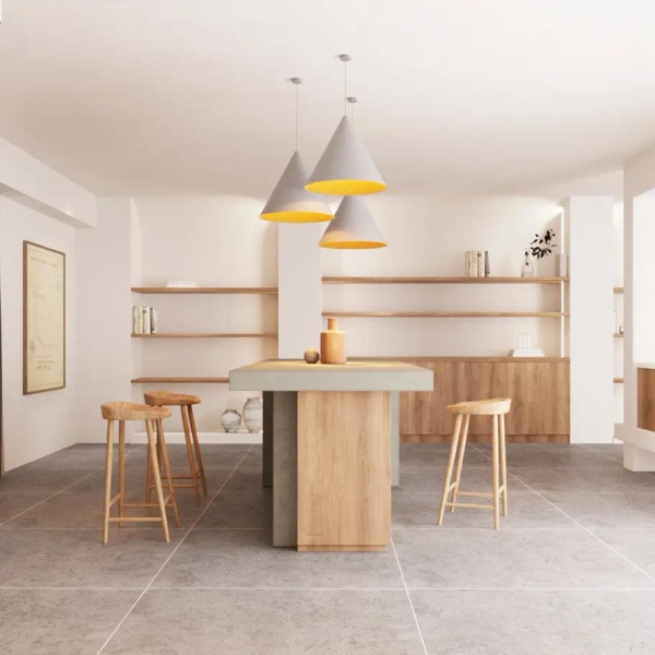 Wisząca lampa z kompozytu minelanego VESUVIO 41028