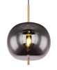 Wisząca lampa kulista Blacky 15345H 1MM mosiądz przydymiona