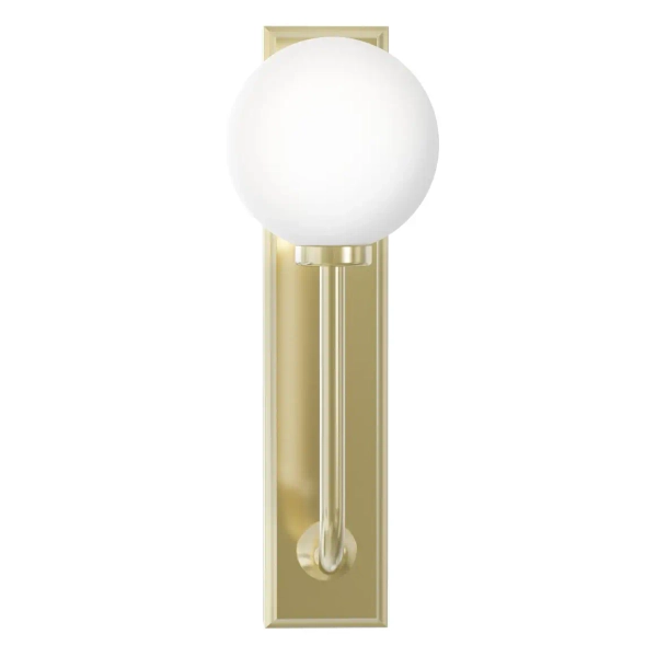 Łazienkowy ścienny kinkiet Ero Parette Old Gold OR85600 kula IP44 złoty