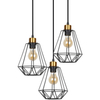 Salonowa lampa wisząca Primo 33-06172 Candellux druciana złota czarna