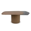 Konsola ORFEO MM001501100374 złota szklana blat metalowa 150cm
