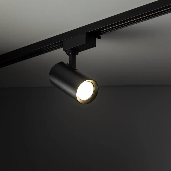 Szynowa 1-fazowa lampa sufitowa Tracer 10971 tubka czarny