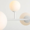 Molekułowa lampa sufitowa DIONE 1092N Aldex do salonu biały