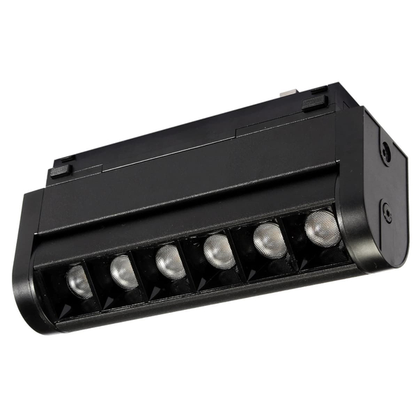 Lampa magnetyczna kierunkowa do szynoprzewodu 966 Domeno LED 6W 3000K czarna