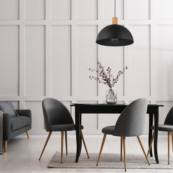 Wisząca lampa salonowa Oslo 4852 TK Lighting skandynawska drewniana czarna