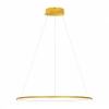 Wisząca lampa złota pierścieniowa LED 32W 3000K barwa ciepła nad stół SLD/000061/3000/G