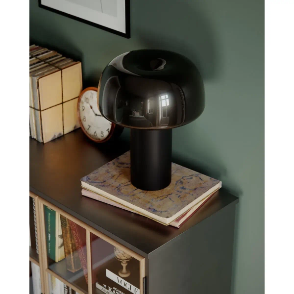 Stołowa lampka do salonu Lean on me 4024530-4001 grzyb czarny