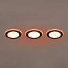 Potrójne oczka sufitowe ARGUS czarne 653610332 3xLED 5W zmienna barwa na pilot
