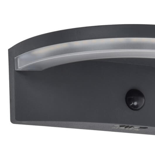 Solarna lampa elewacyjna VYZOR 6915701335 LED 7W 4000K IP44 ciemnoszara