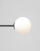 Lampa sufitowa Dione 1092PL_L1 molekuły białe czarne