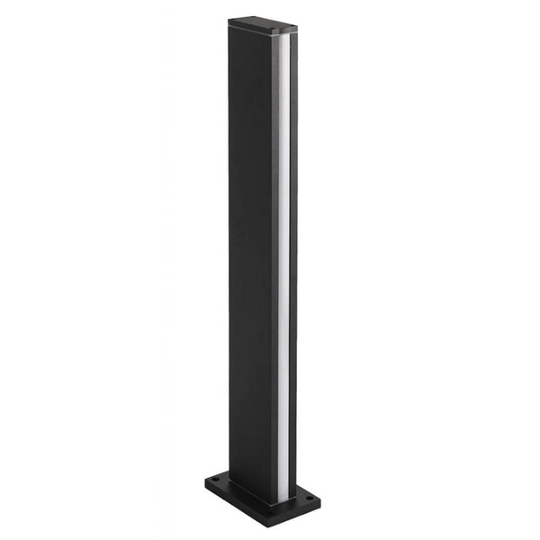 Słupek stojący ogrodowy Grado OFL-7281-3K Italux LED 12W 3000K IP54 czarny