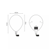 Dekoracyjny kinkiet BALLOON 84454-BE LED 2,25W 6000K balon niebieski