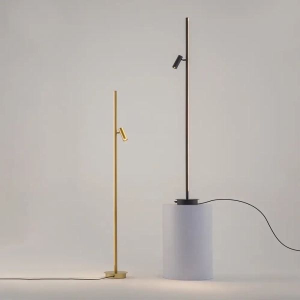 Ściemnialna stojąca lampa Thin MOD395FL-L28B3K LED 14W 3000K czarna