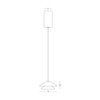 Stożkowa lampa wisząca 25347 LED 9W 3000K metalowa czarna złota