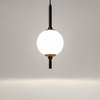 Lampa wisząca The Sixth Sense Z020PL-L6B3K LED 7W 3000K kula czarna biała