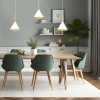 Trójkątna lampa wisząca PERU WHITE MLP0979 regulowana biała