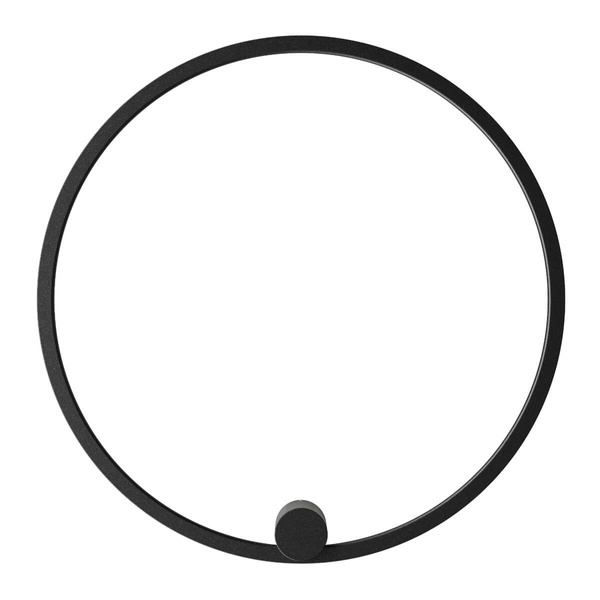 Salonowa lampa ścienna Ringa WL0116-M-BK LED 35W 3000-4000K IP44 czarna