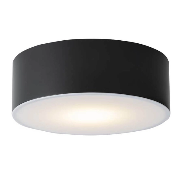LAMPA sufitowa ZAMA 8062 Shilo okrągła OPRAWA do łazienki IP44 czarna