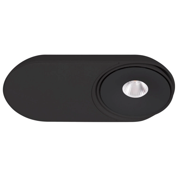 Metalowa lampa sufitowa VECTOR C0268 LED 10W 3000K regulowana czarna