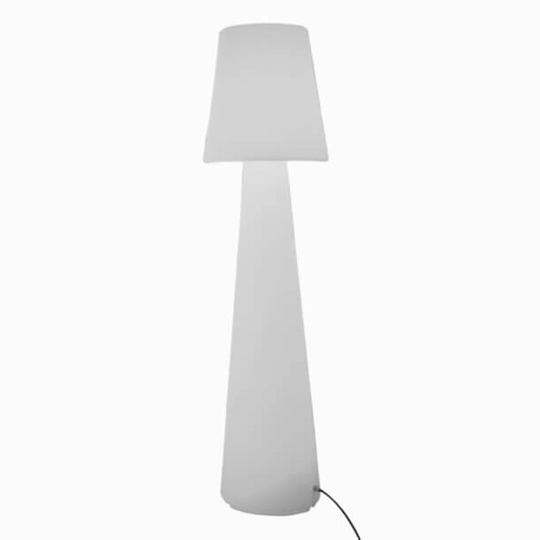 Stojąca lampa grzybek z pilotem Gardena ES-DC007 LED 5W RGBW IP65 biała