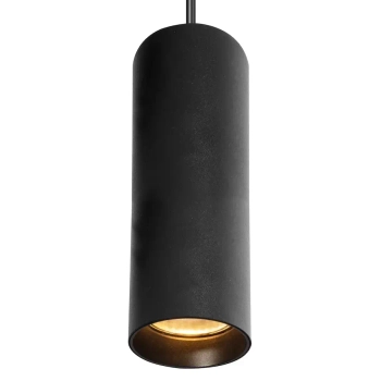 Wisząca lampa szynowa jednofazowa Pipe Track ML2063 tubka czarny