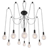 LAMPA wisząca CASPAR 2224 Rabalux industrialna OPRAWA dekoracyjny ZWIS pająk kable czarne