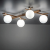 Lampa sufitowa jadalniana Sheron 5309 japandi balls biały drewniany