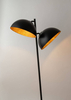 Nowoczesna lampa podłogowa Sfera 50336 Sigma do salonu czarna miedziana