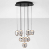 Wielopunktowa lampa wisząca CHEPEN LE44643 LED 48W 3000K czarny chrom