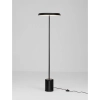 Stojąca lampa do sypialni FOVENTO LE45442 LED 27W 3000K czarna