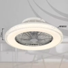 Wentylator lampa sufitowa CORUSSO 3654 Globo LED 45W 3000-6500K koło biały