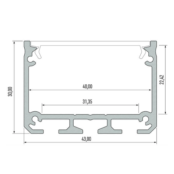 Plafon LAMPA industrialna HAKODA 1956 Shilo metalowa OPRAWA sufitowa LED 16W 3000K plafoniera listwa czarna