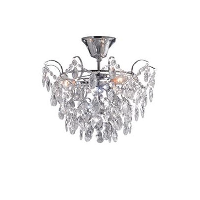 Natynkowa lampa Sofiero 106542 plafon glamour do sypialni chrom