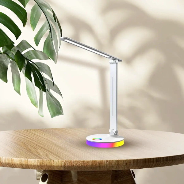 Regulowana lampka biurkowa BRUNO ML1629 LED 5W 3000-6000K RGB biała