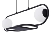 Lampa wisząca Finsestra K-4961 doniczka balls biała czarna