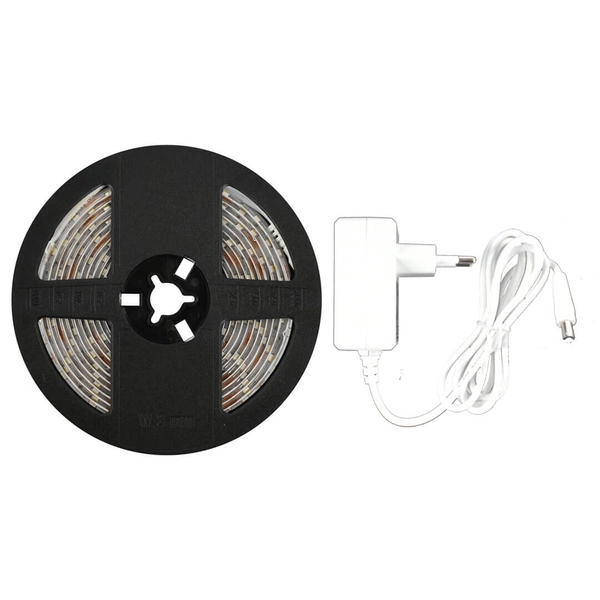 Pasek ledowy 3m z zasilaczem EKZ0892 LED 2,6W/0,5m 3000K IP65 czarny