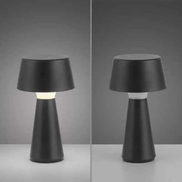 Lampa stołowa ABERA czarna LED 3W 3000K IP54 ściemniana nowoczesna do biura 19260-18