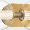 Kinkiet ścienny bubble Atomo QN-ATOMO-3W-BG LED 13W 3000K IP44 złoty