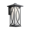 Lampa elewacyjna QN-ASHBERN-S klasyczna ogrodowa czarna