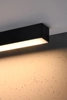 Plafon LAMPA sufitowa PINNE SOL TH078 prostokątna OPRAWA liniowa metalowa LED 38W 3000K belka czarna