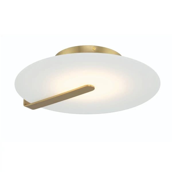 Naścienna lampa salonowa Nuvola QN-NUVOLA-F-M-BG LED 18W 3000K złota biała